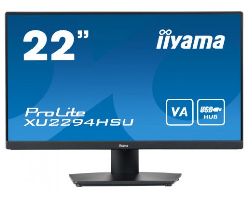 iiyama ProLite XU2294HSU-B2 pantalla para PC 54,6 cm (21.5") 1920 x 1080 Pixeles Full HD LCD Negro (Espera 4 dias)