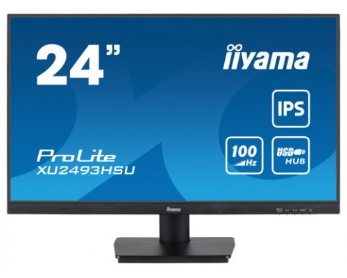 iiyama ProLite XU2493HSU-B6 pantalla para PC 61 cm (24") 1920 x 1080 Pixeles Full HD LED Negro (Espera 4 dias)