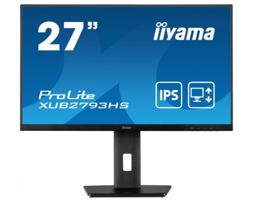 IIYAMA MONITOR IPS FULL HD 27", SOPORTE AJUSTABLE, 100 HZS, HDMI (Espera 4 dias)