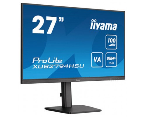 iiyama ProLite XUB2794HSU-B6 pantalla para PC 68,6 cm (27") 1920 x 1080 Pixeles Full HD Negro (Espera 4 dias)