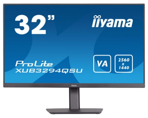iiyama ProLite XUB3294QSU-B1 pantalla para PC 80 cm (31.5") 2560 x 1440 Pixeles Wide Quad HD LCD Negro (Espera 4 dias)