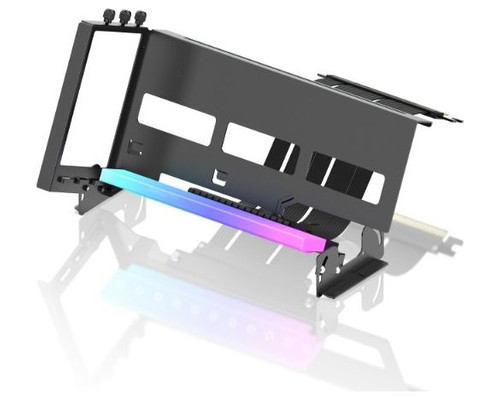 SOPORTE TARJETA GRAFICA VERTICAL PCIe 4.0 RGB NEGRO (Espera 4 dias)