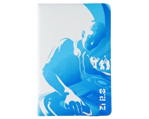 Ziron ZR112 funda para tablet 20,3 cm (8") Folio Azul, Blanco (Espera 4 dias)
